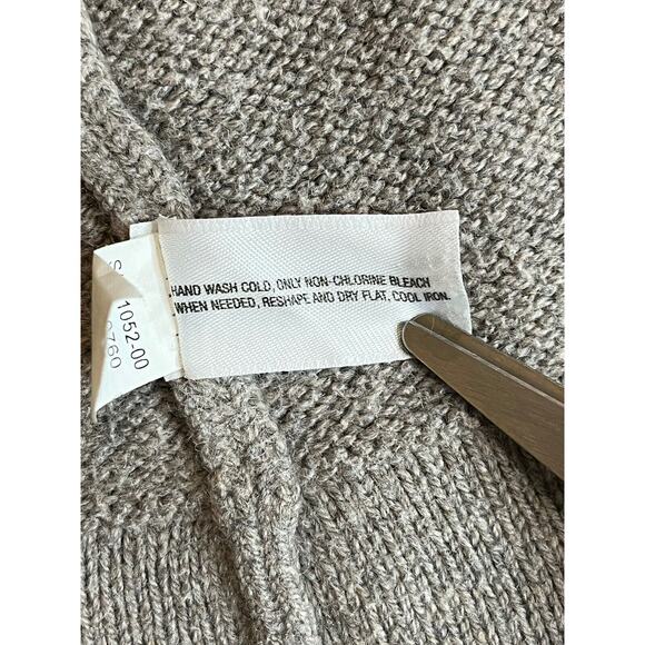 Gap‎ Women's Sz XSmall Gray Wool Blend Open-Front Long Sleeve Cardigan Sweater - Picture 8 of 10